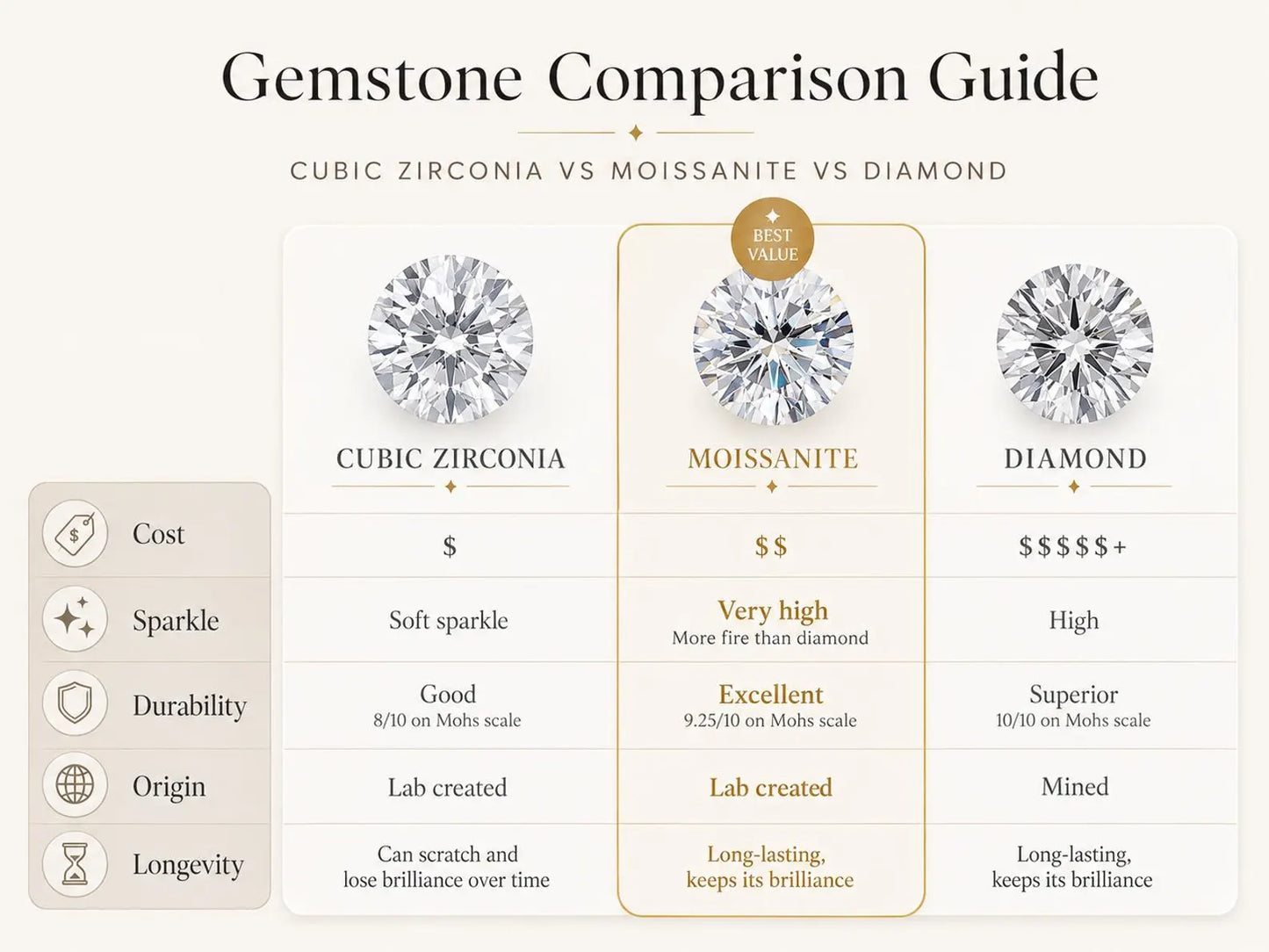 Certified VVS1 Moissanite Diamond Earrings · Screw Back · Round Cut Studs 925 Sterling Silver · 0.44ctw to 8ctw · Ethical Sourcing