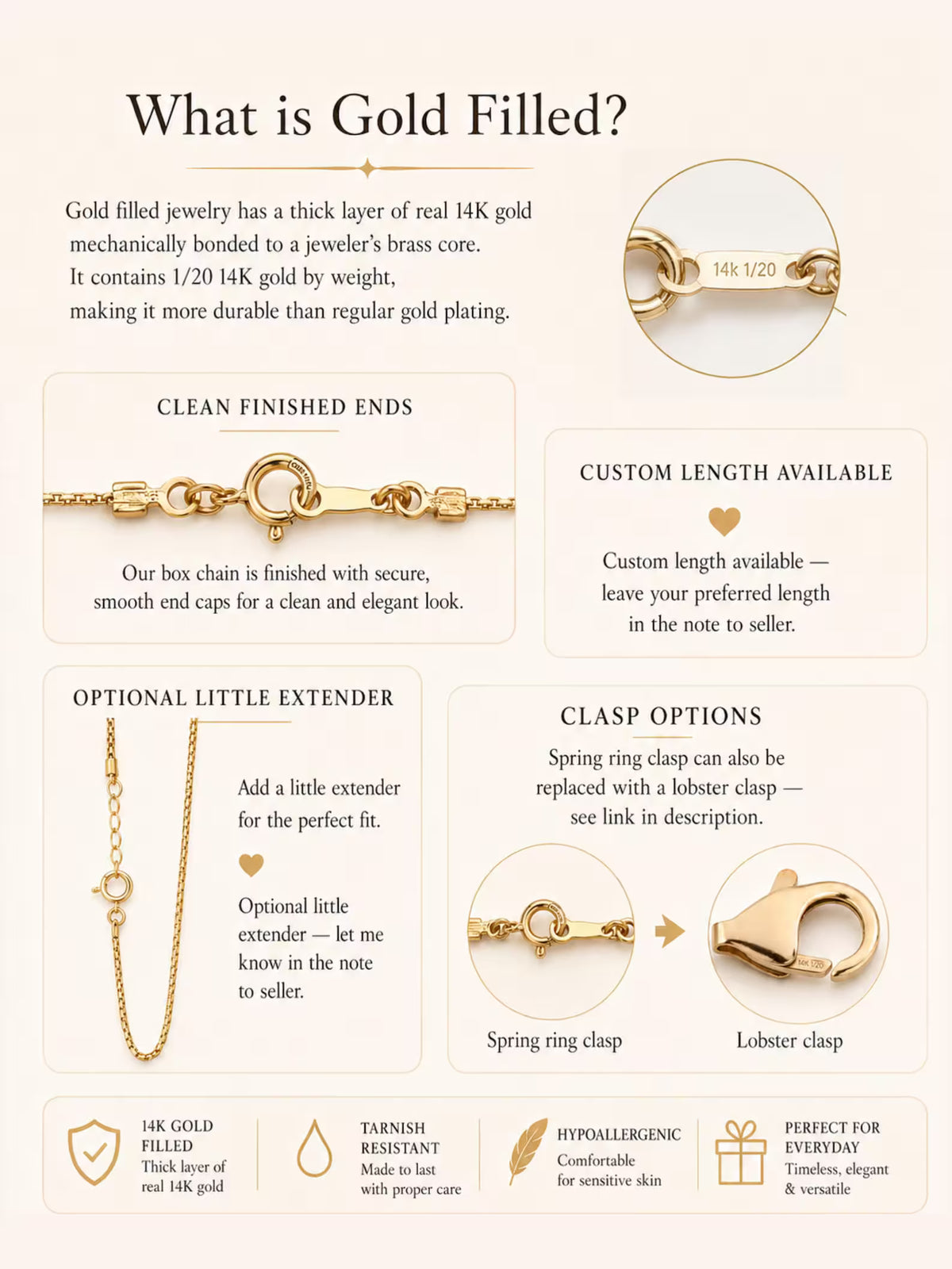14K Gold Filled Double White Teardrop Necklace · Minimalist Dainty Pendant · Marquise Necklace