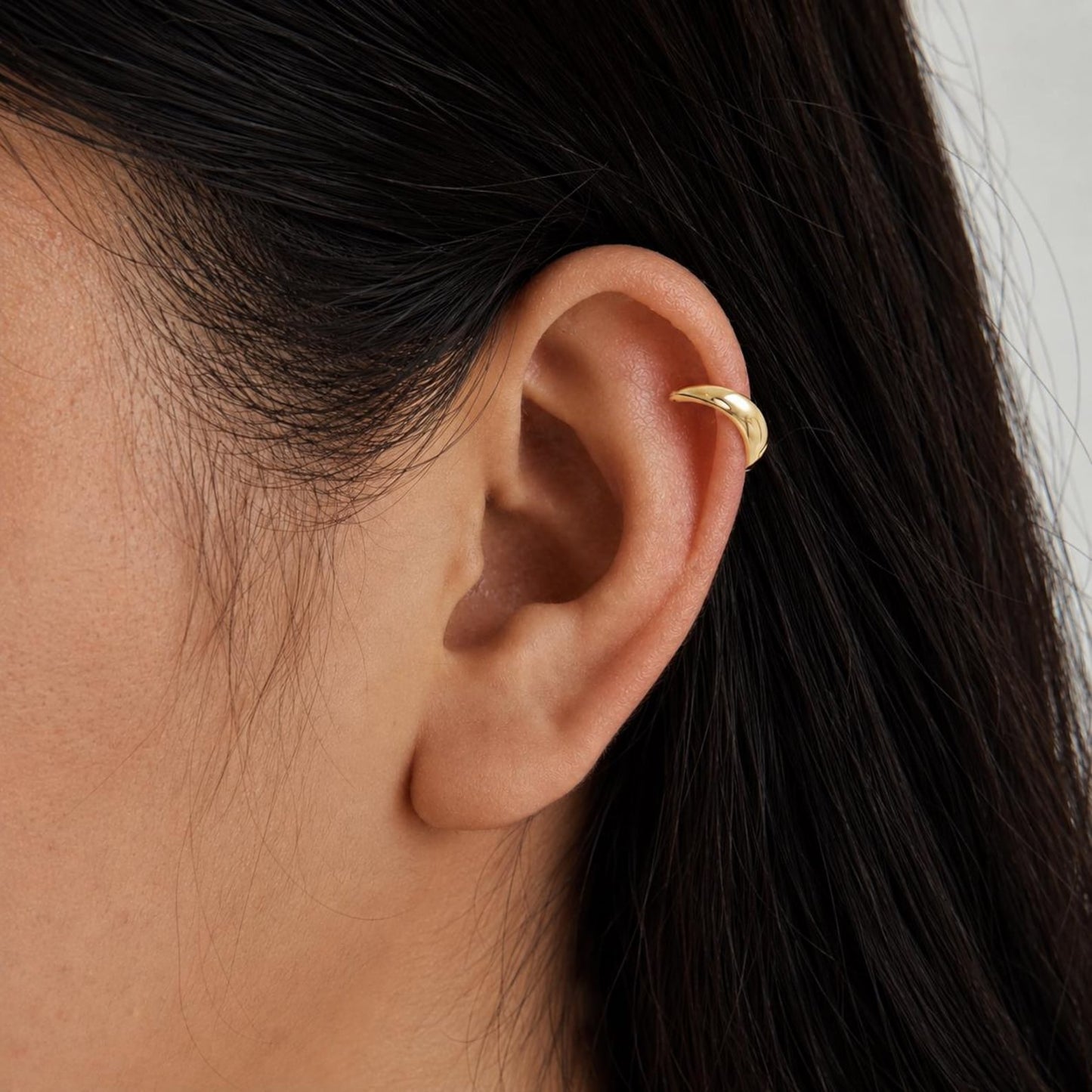 12mm 18k 925 Sterling Silver Hoops Earrings ∙ Minimalist Baby Hoops