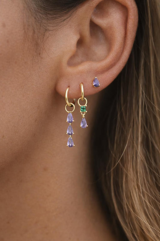 ss925 Add on Earring Charm · Build Your Own Earrings · Water Drop Star Moon Heart Charm for Hoops · One charm per quantity · Easy DIY