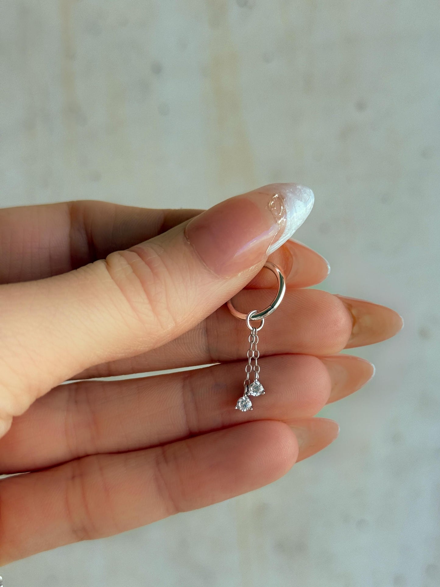 ss925 Add on Earring Charm · Build Your Own Earrings · Water Drop Star Olive Rainbow Charm for Hoops · One charm per quantity · Easy DIY