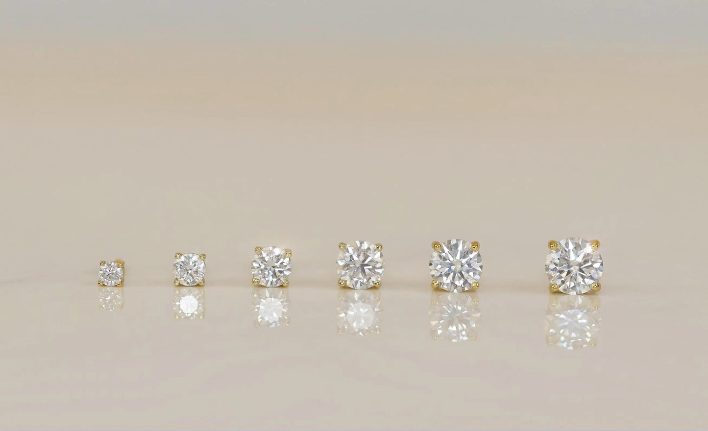 Certified VVS1 Moissanite Diamond Earrings · Screw Back · Round Cut Studs 925 Sterling Silver · 0.44ctw to 8ctw · Ethical Sourcing