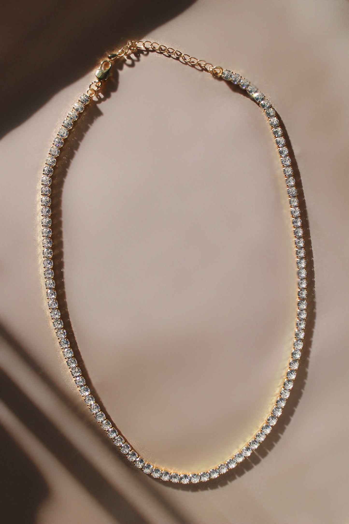 Tennis Necklace ∙ Necklaces For Women ∙ Diamond Tennis ∙ Crystal row necklace ∙ Cubic Zirconia Necklace
