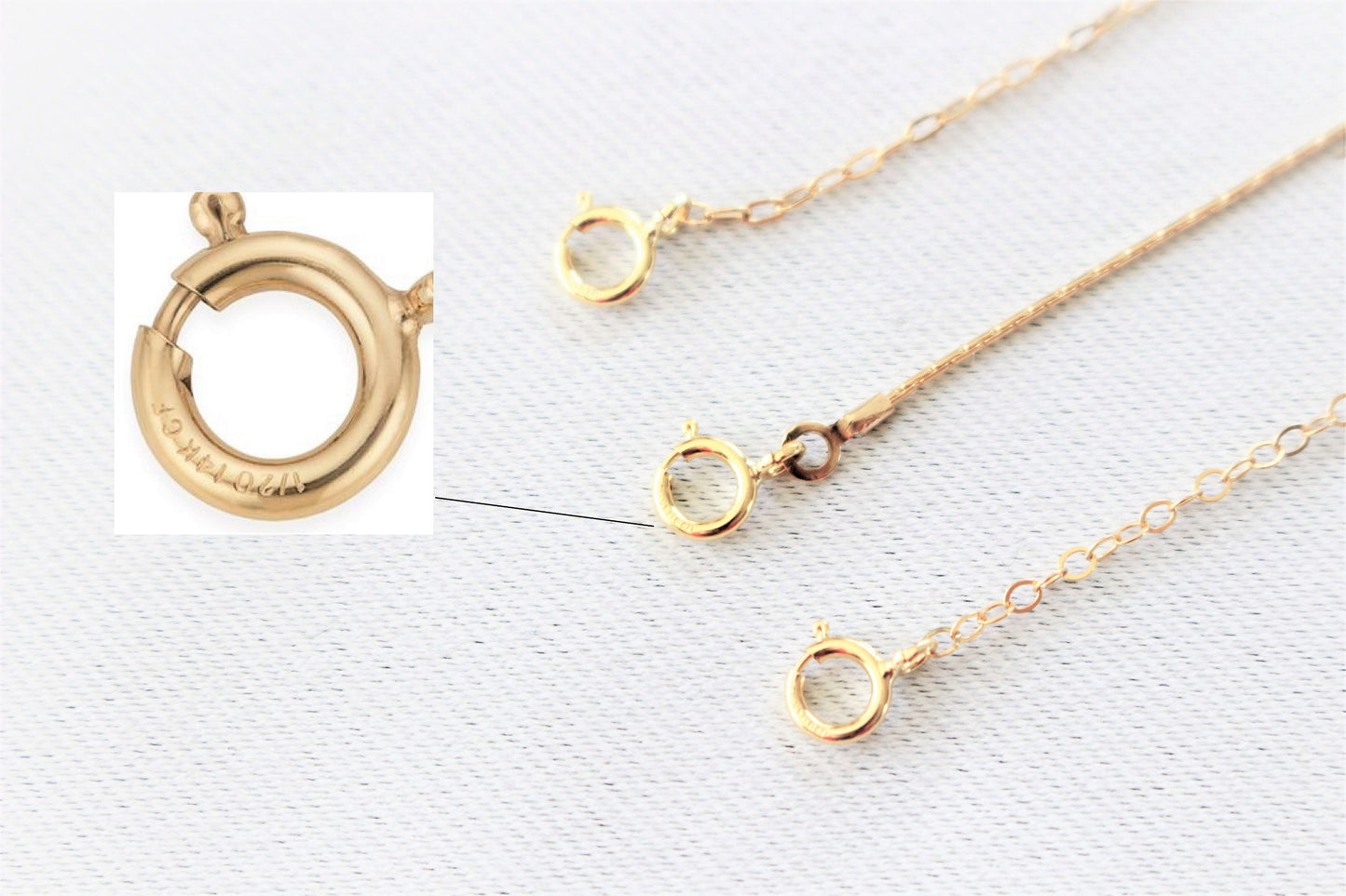 Fine 14k gold fill heart love necklace