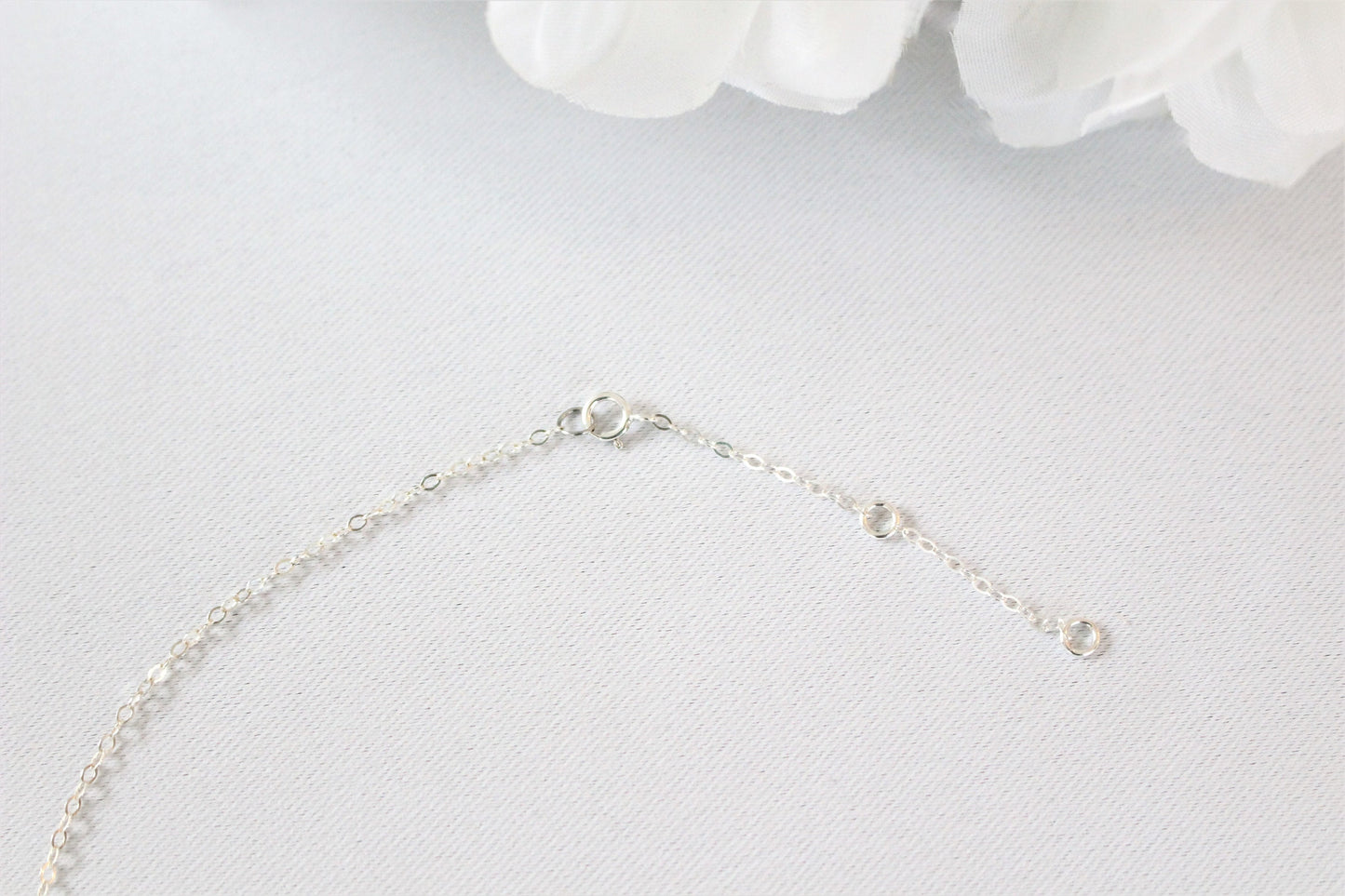 925 Sterling Silver Handmade Extender ∙ 1 2 3 4 inches ∙ Necklace extender