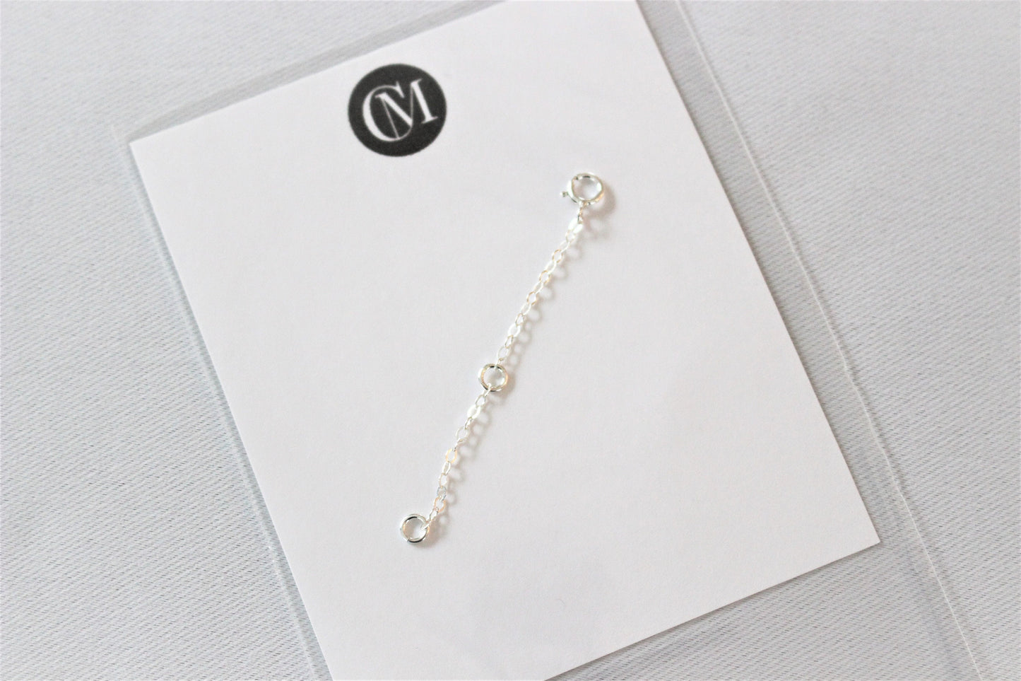 Sterling silver Handmade Extender ∙ 1 2 3 4 inches ∙ Extension Chain ∙ Add to your necklace or bracelet ∙ Necklace extender