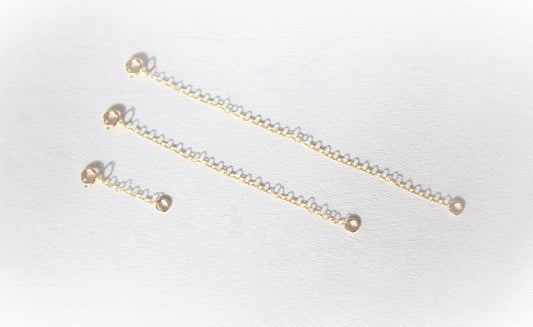 14k Gold Filled Handmade Extender for Necklace or Bracelet ∙ 1 2 3 4 inches