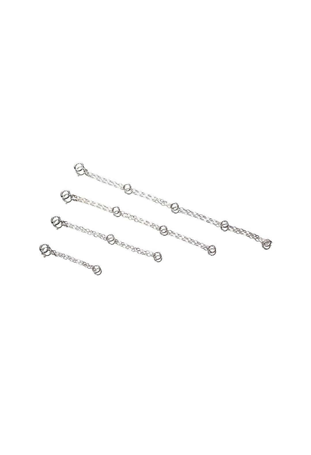 Sterling silver Handmade Extender ∙ 1 2 3 4 inches ∙ Extension Chain ∙ Add to your necklace or bracelet ∙ Necklace extender