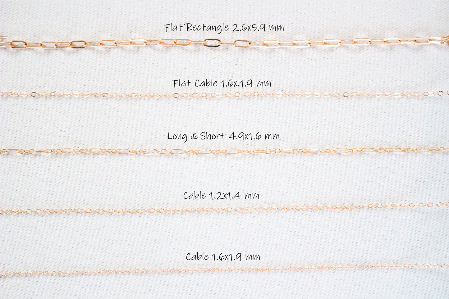 14k ROSE Gold Filled Necklace ∙ Waterproof ∙ Rose Gold Chain ∙ Choker Cable Necklace ∙ Dainty Jewelry For Everyday ∙ Gift for her