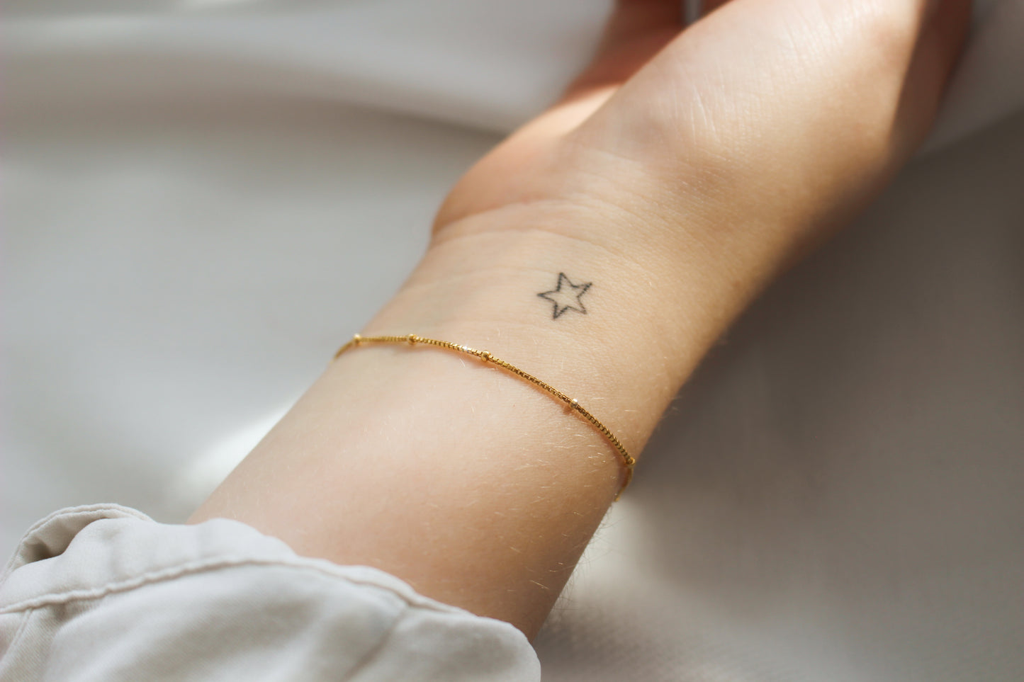 Bracelet 14k or rempli ∙ Chaîne or 14k ∙ Tous les jours ∙ Bijou 14k de qualité ∙ Bracelet minimaliste simple demoiselle d'honneur & mariage