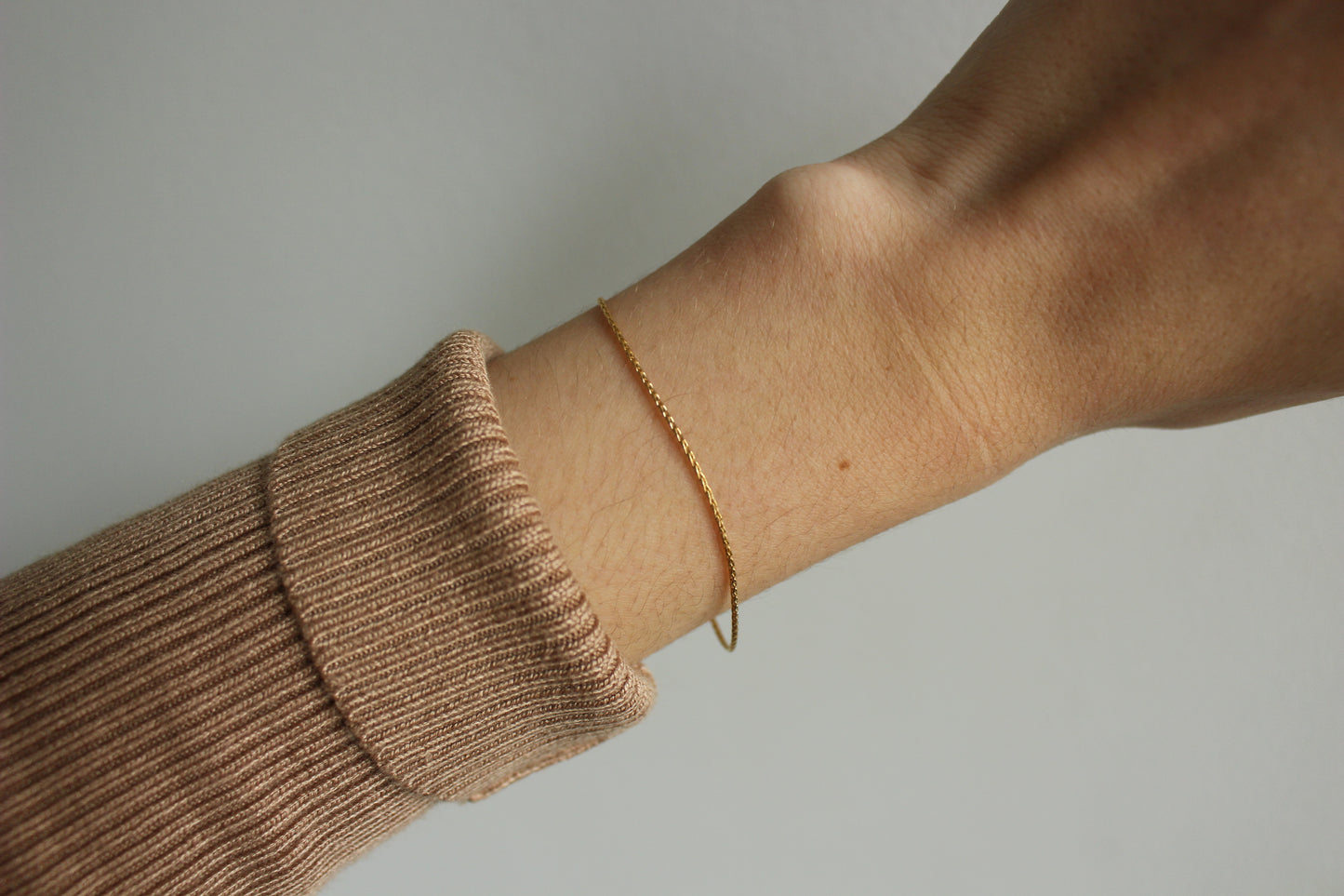 Bracelet 14k or rempli ∙ Chaîne or 14k ∙ Tous les jours ∙ Bijou 14k de qualité ∙ Bracelet minimaliste simple demoiselle d'honneur & mariage